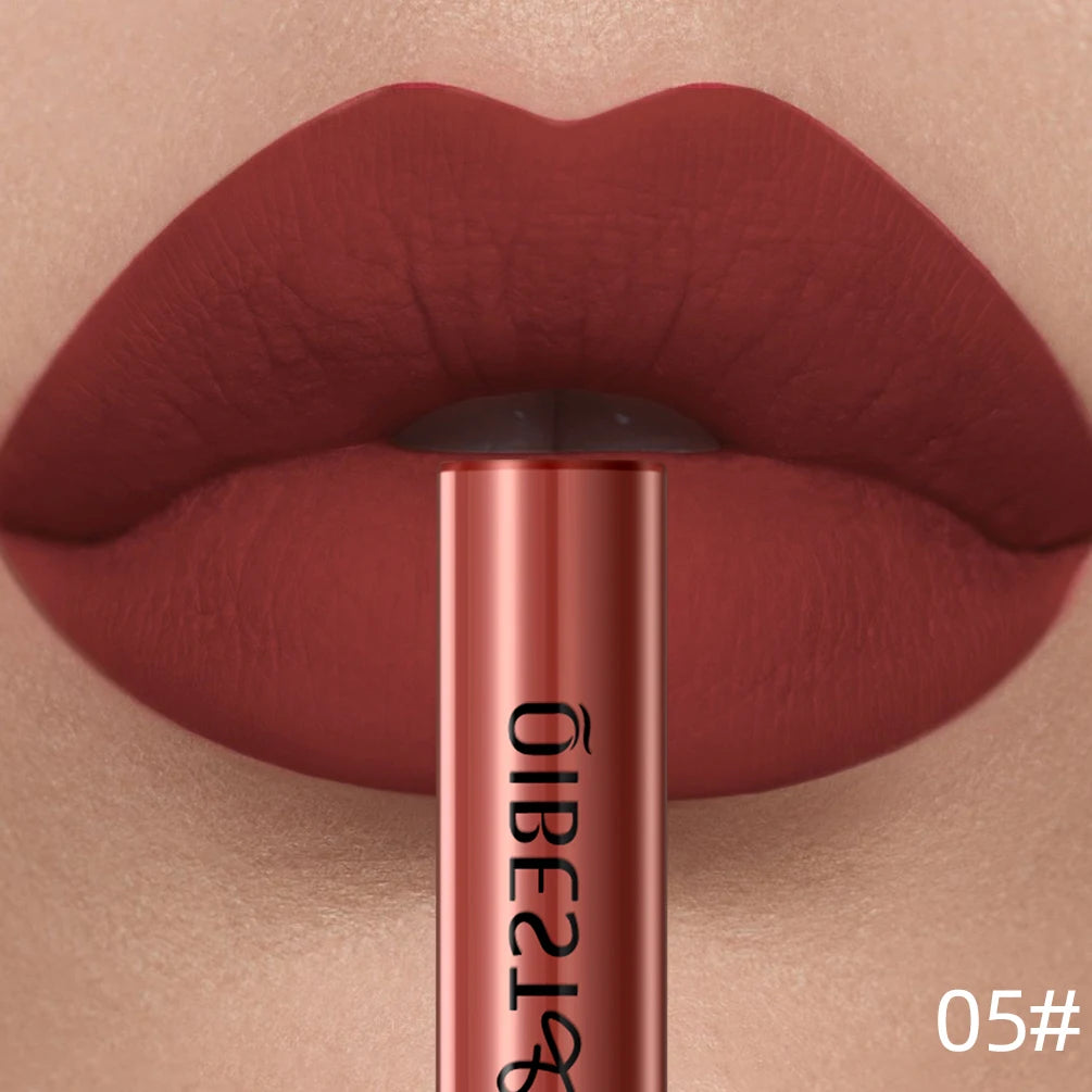 QIBEST Red Matte Lip Gloss