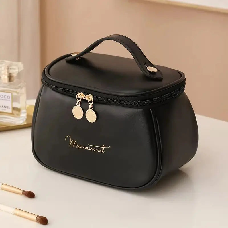 Waterproof PU Leather Wash Bag