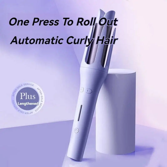 Auto-Rotating Anti-Scald Hair Curler