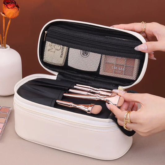 Double Layer Large Makeup Organizer
