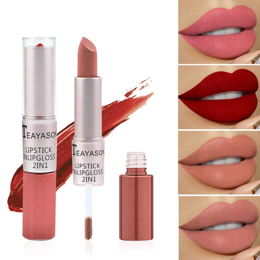 Pink 2-in-1 Lip Tint Gloss