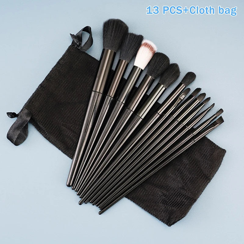 8/13Pc Fluffy Eyeshadow Brush Set