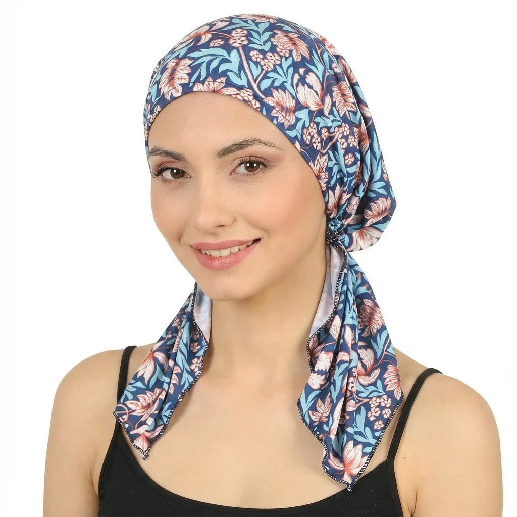 Muslim Pre-Tied Turban Chemo Cap