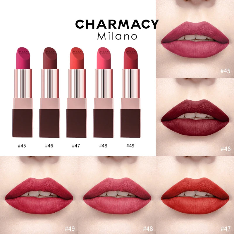 CHARMACY Waterproof Matte Red Lipstick