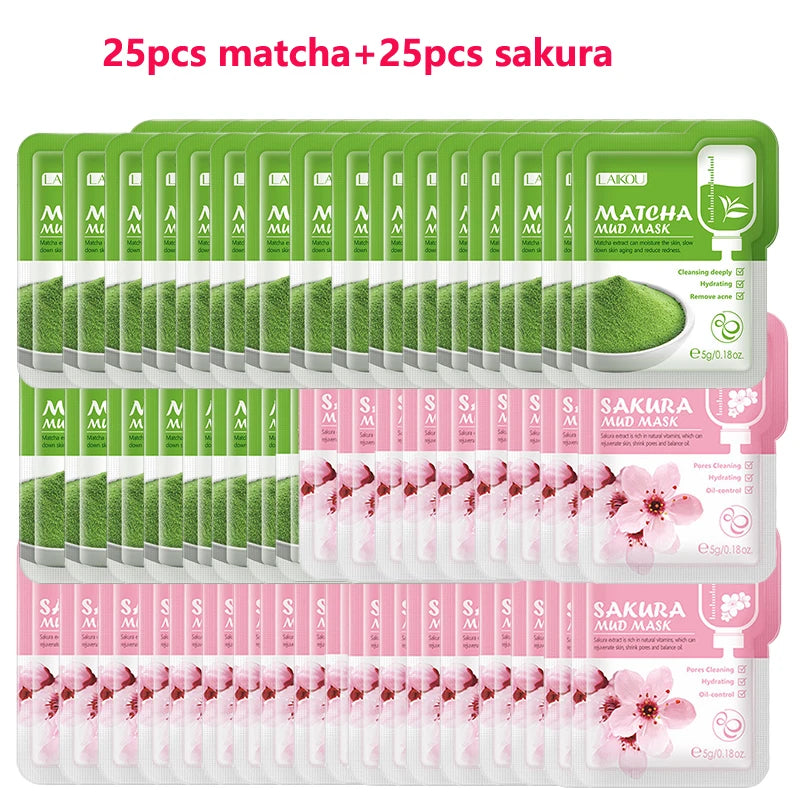 LAIKOU Matcha Clay Mask 50Pc