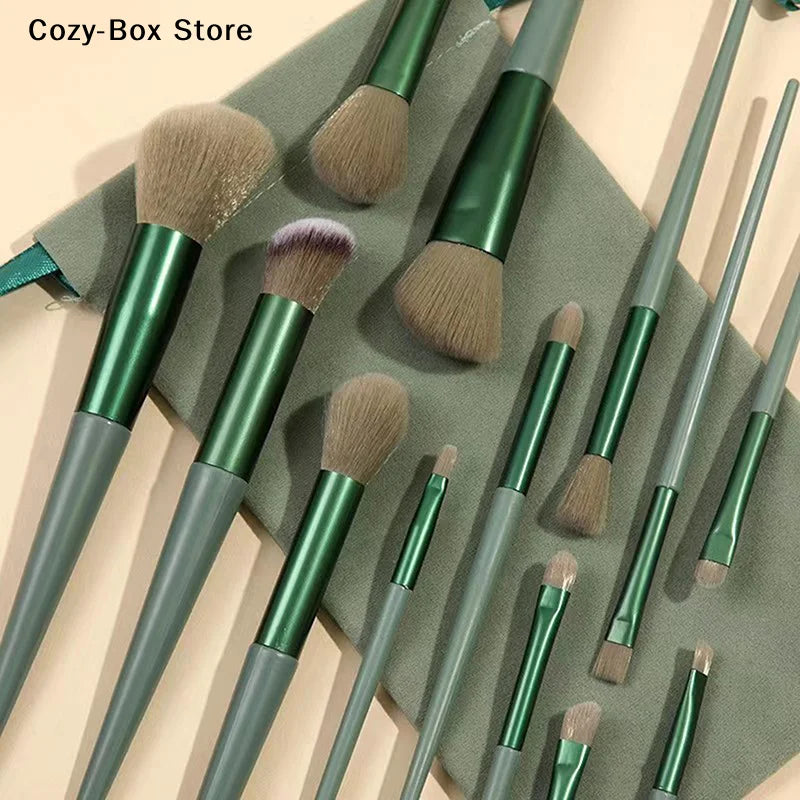 8/13Pc Fluffy Eyeshadow Brush Set