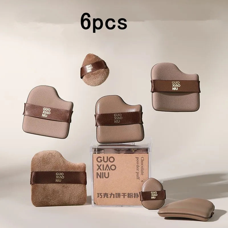 6Pc Makeup Blender Puff Set