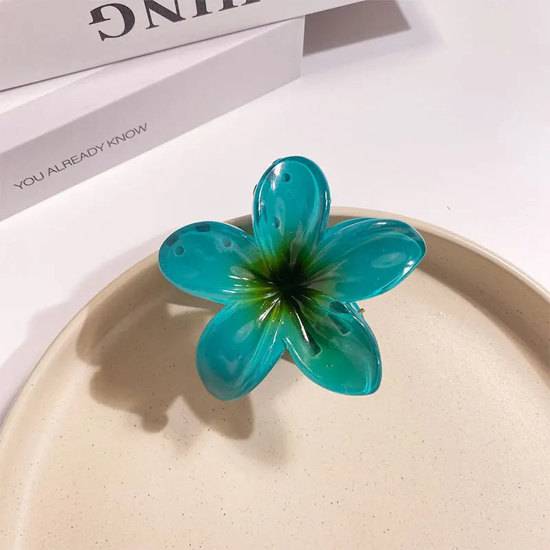 Egg Flower Beach Hair Clips