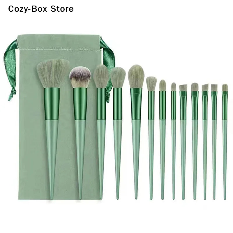 8/13Pc Fluffy Eyeshadow Brush Set