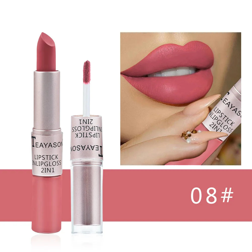 Pink 2-in-1 Lip Tint Gloss