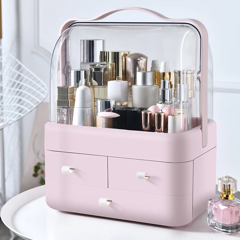 Desktop Makeup Organizer with Drawer