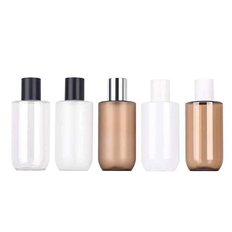 Clear PET Cosmetic Bottles 200ml