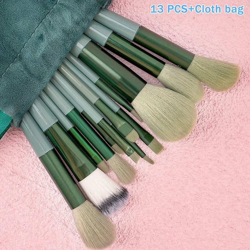 8/13Pc Fluffy Eyeshadow Brush Set