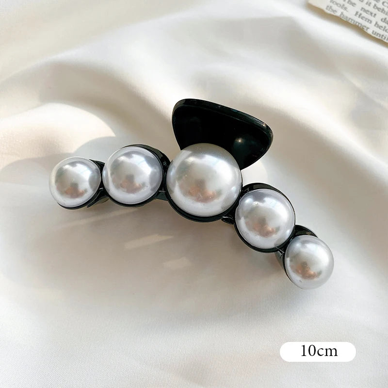 Big Pearl Claw Hair Clip