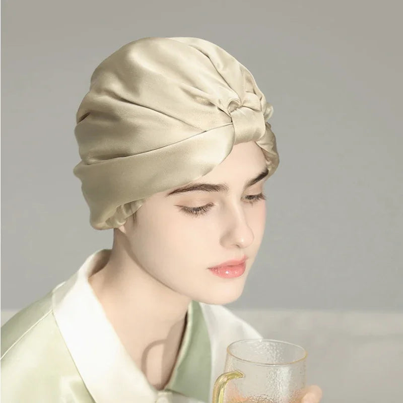 Mulberry Silk Sleep Bonnet Cap