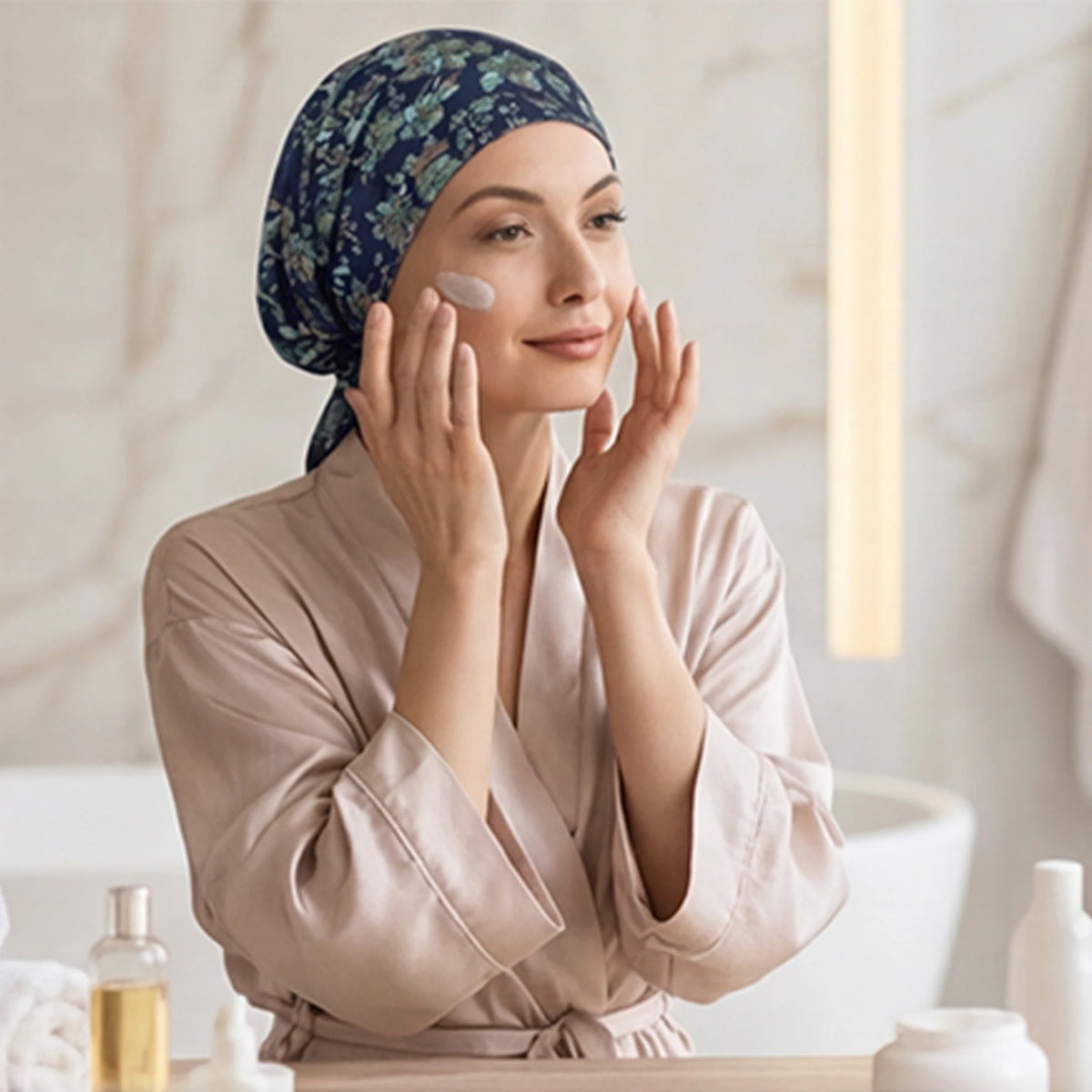 Muslim Pre-Tied Turban Chemo Cap