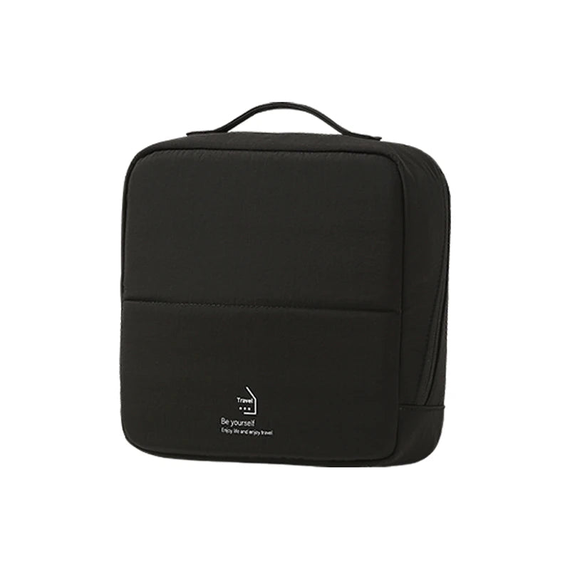 Taslan Fabric Structured Makeup Bag