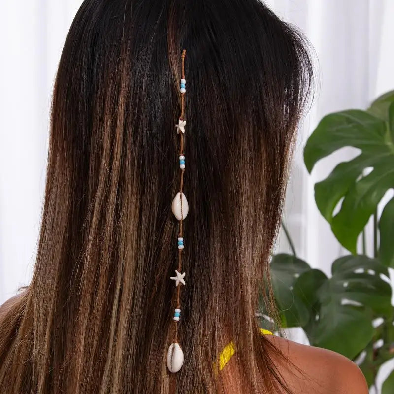 Boho Shell Bead Hair Extension