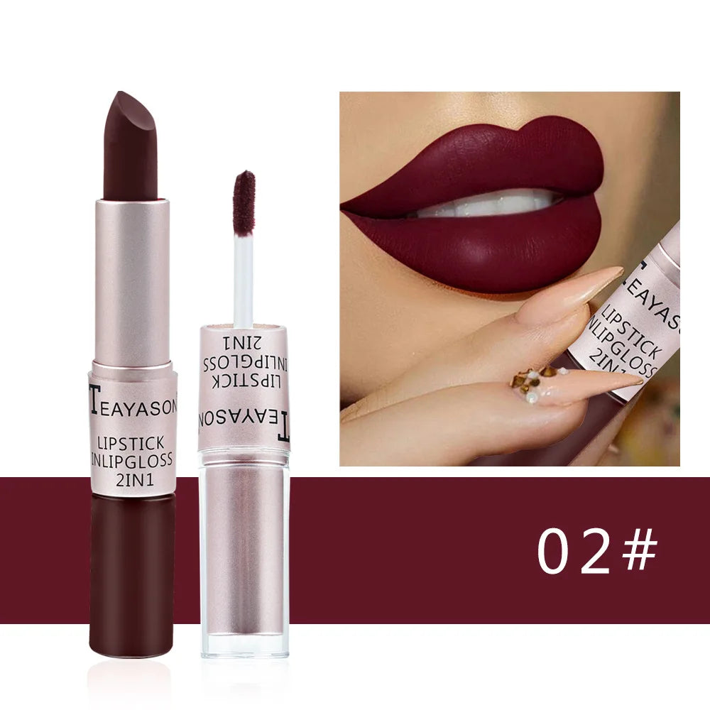 Pink 2-in-1 Lip Tint Gloss