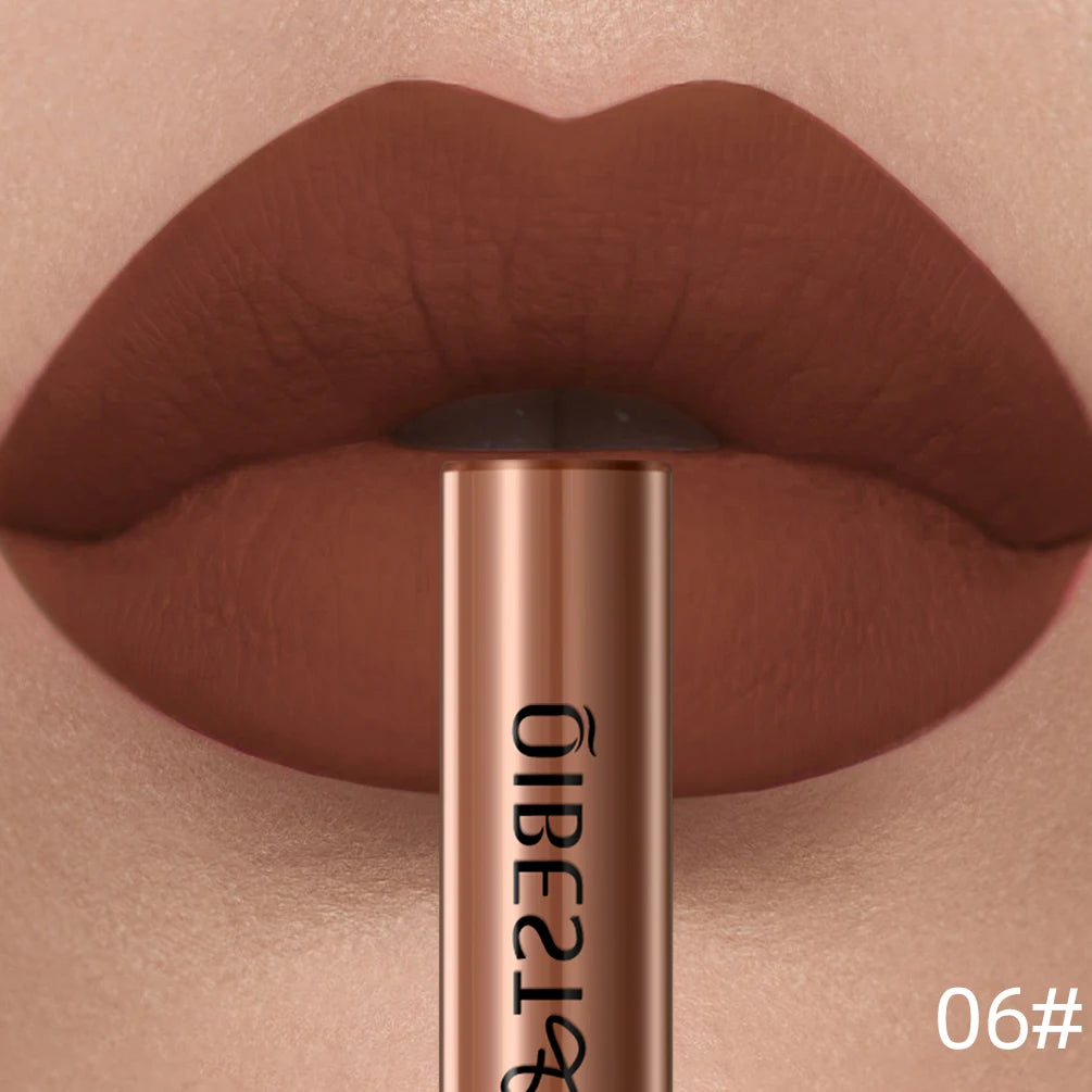 QIBEST Red Matte Lip Gloss