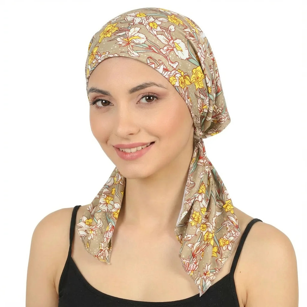 Muslim Pre-Tied Turban Chemo Cap