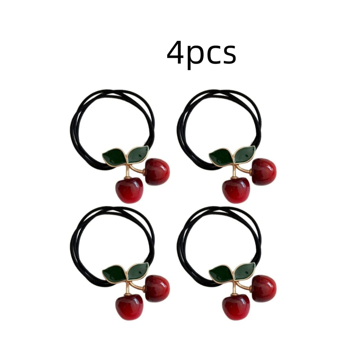 Cherry Pendant Metal Hair Hoop