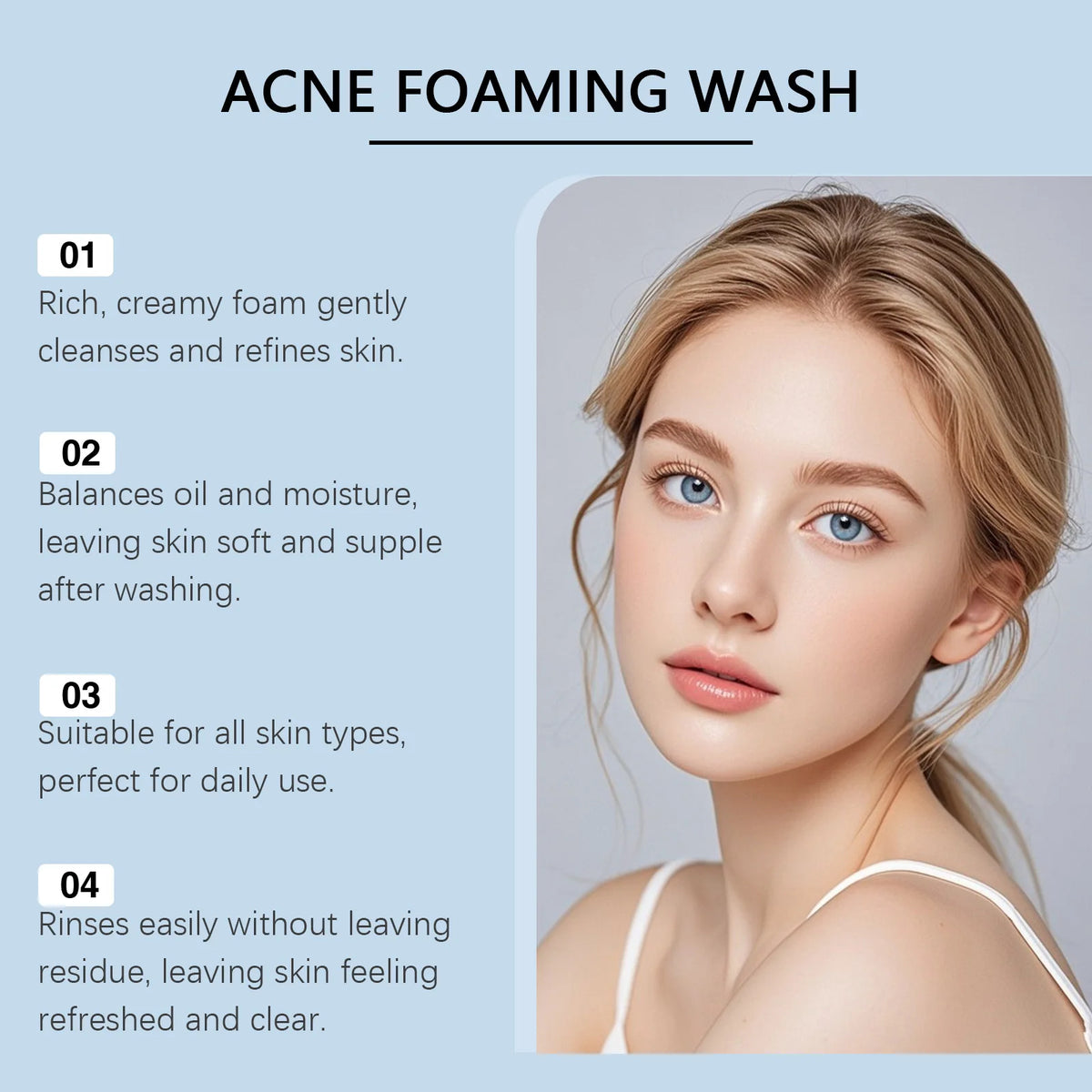 Amino Acid Acne Foaming Wash