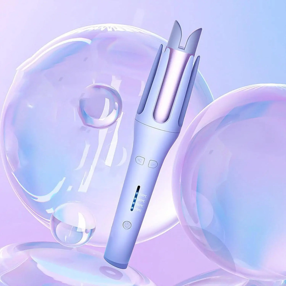 Auto-Rotating Anti-Scald Hair Curler
