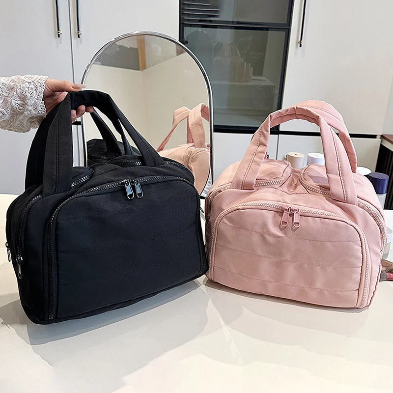 Multi-Pocket Travel Cosmetic Bag