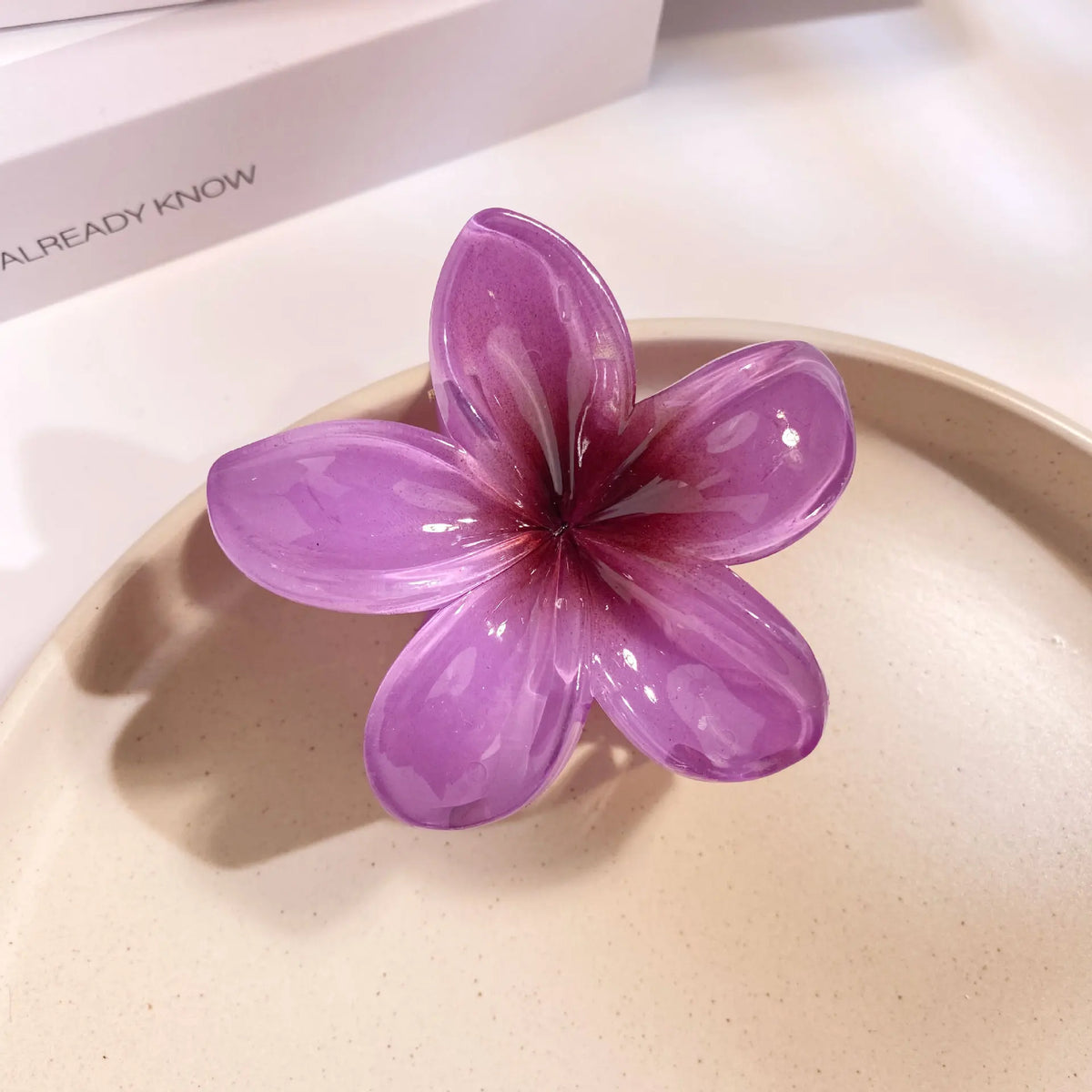 Egg Flower Beach Hair Clips