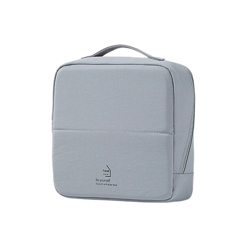 Taslan Fabric Structured Makeup Bag