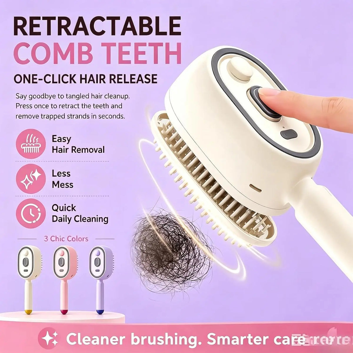 Steam Massage Hair Straightening Brush