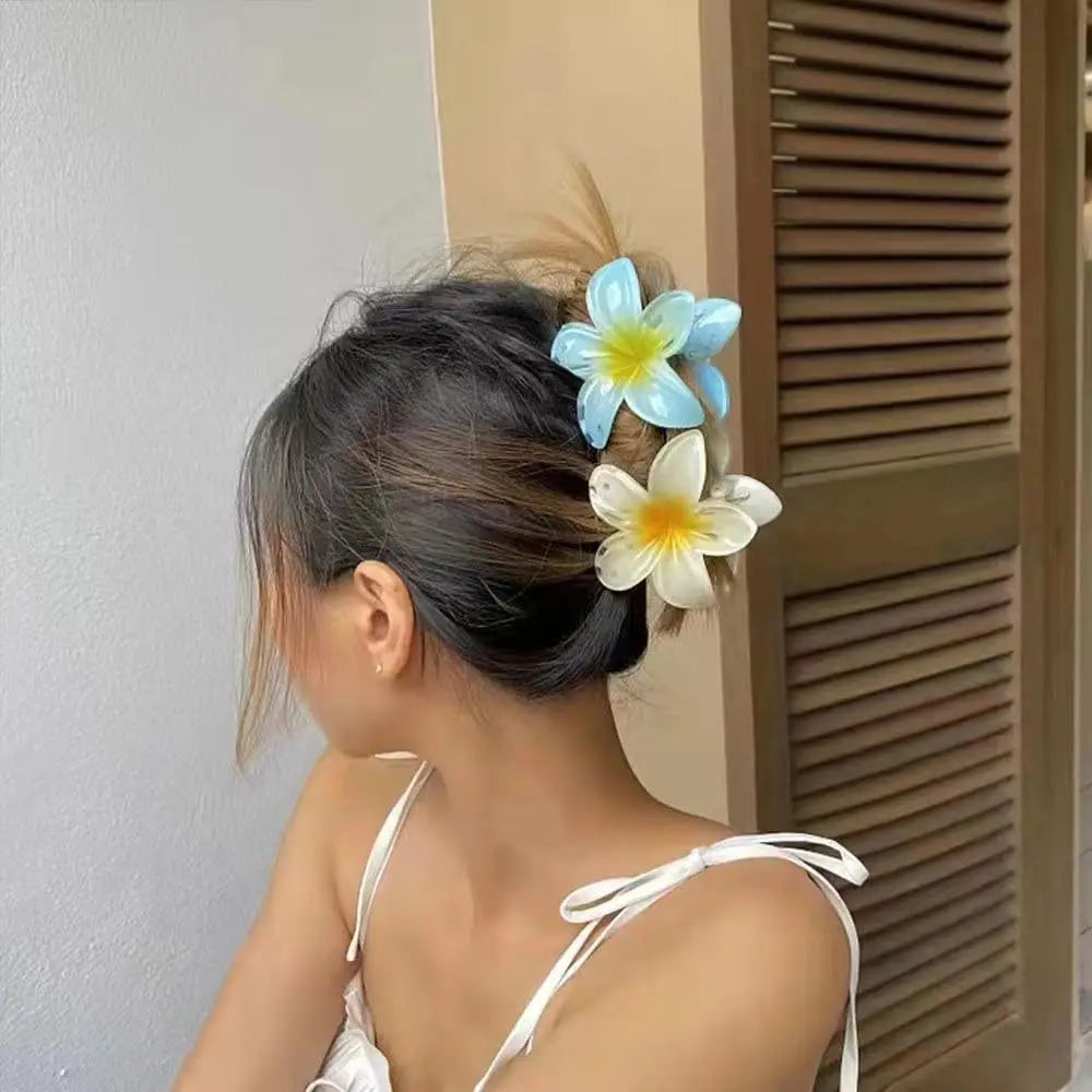 Egg Flower Beach Hair Clips