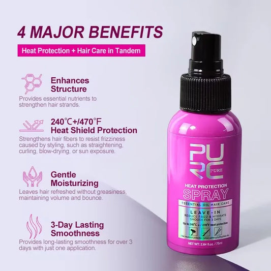 PURC Coconut Heat Protectant Spray