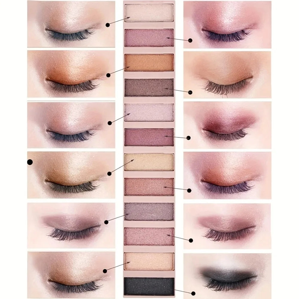 12-Color Matte Eyeshadow Palette