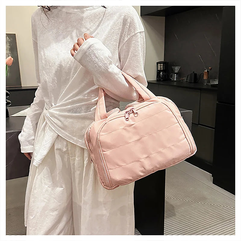 Multi-Pocket Travel Cosmetic Bag