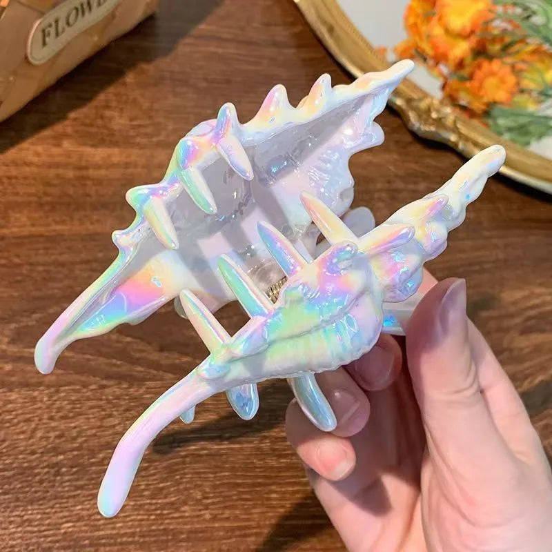 Conch Shell Mermaid Claw Clip