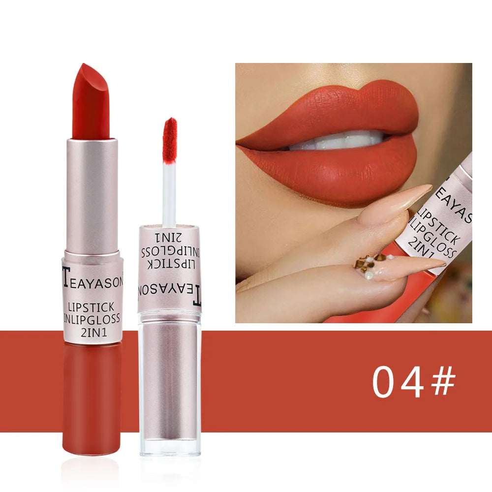 Pink 2-in-1 Lip Tint Gloss