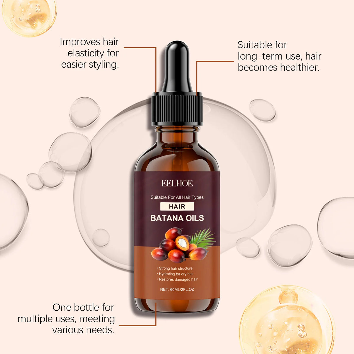 EELHOE Pure Batana Hair Oil