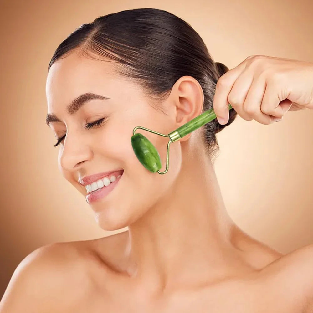 Jade Gua Sha Massage Tool Set
