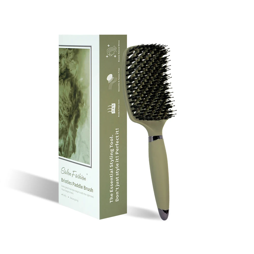 Boar Bristle Detangling Hair Comb