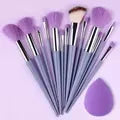 13Pc Foundation Eyeshadow Brush Set