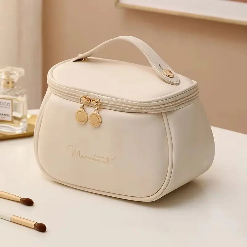 Waterproof PU Leather Wash Bag