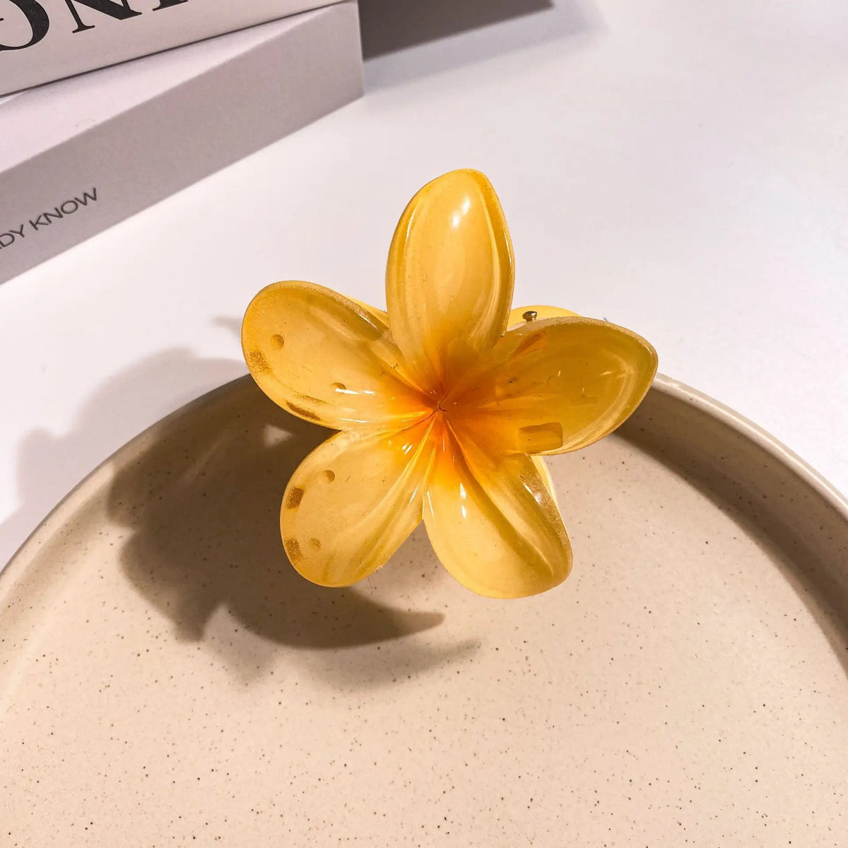 Egg Flower Beach Hair Clips