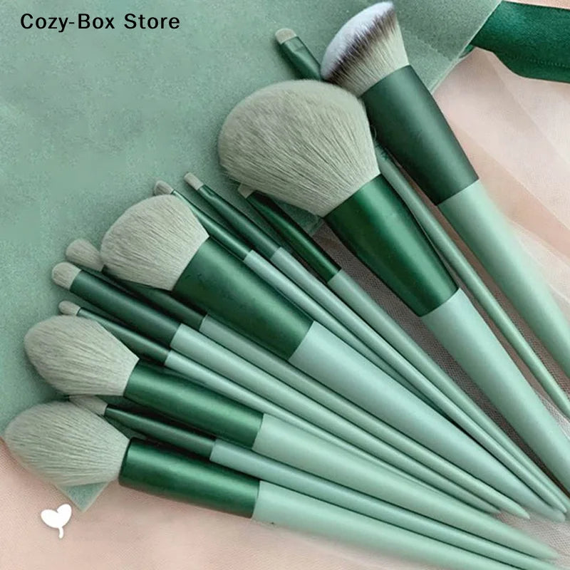 8/13Pc Fluffy Eyeshadow Brush Set