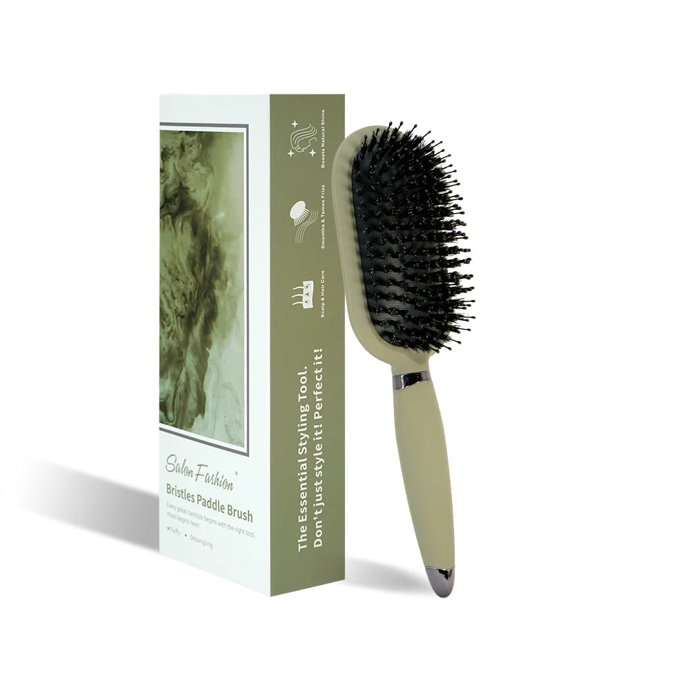 Boar Bristle Detangling Hair Comb