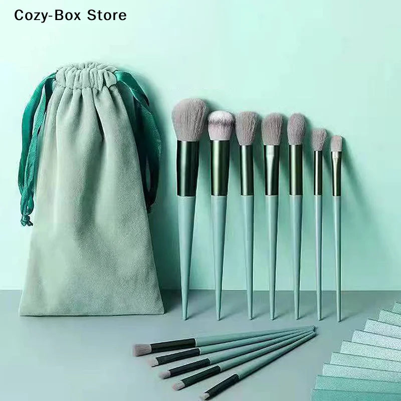 8/13Pc Fluffy Eyeshadow Brush Set