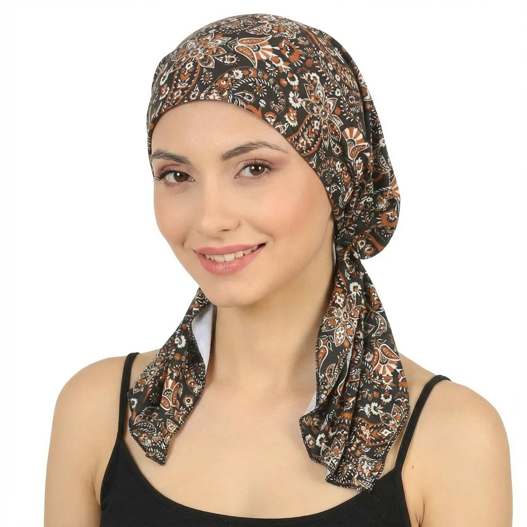 Muslim Pre-Tied Turban Chemo Cap