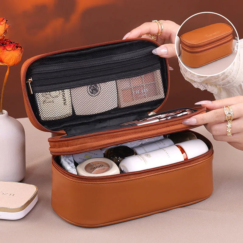 Double Layer Large Makeup Organizer