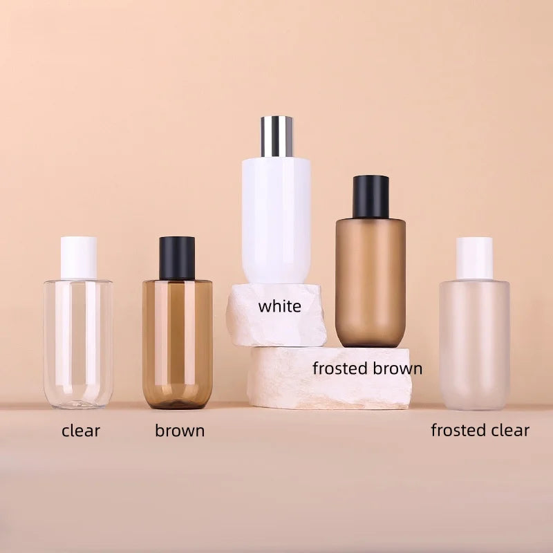 Clear PET Cosmetic Bottles 200ml